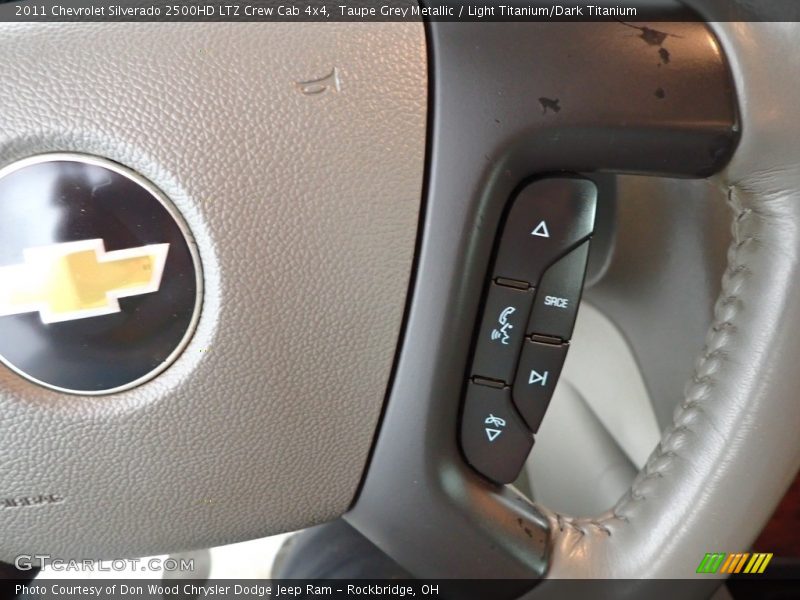 Taupe Grey Metallic / Light Titanium/Dark Titanium 2011 Chevrolet Silverado 2500HD LTZ Crew Cab 4x4