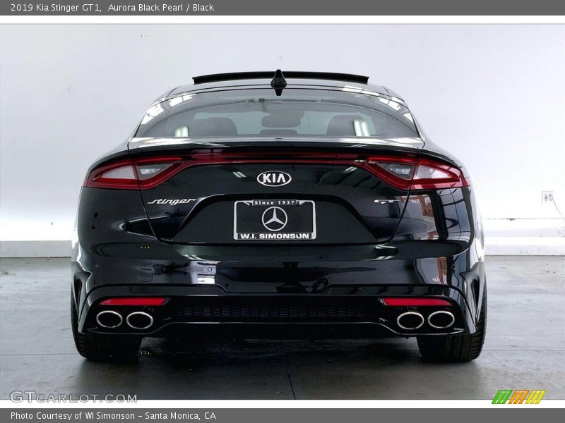 Aurora Black Pearl / Black 2019 Kia Stinger GT1