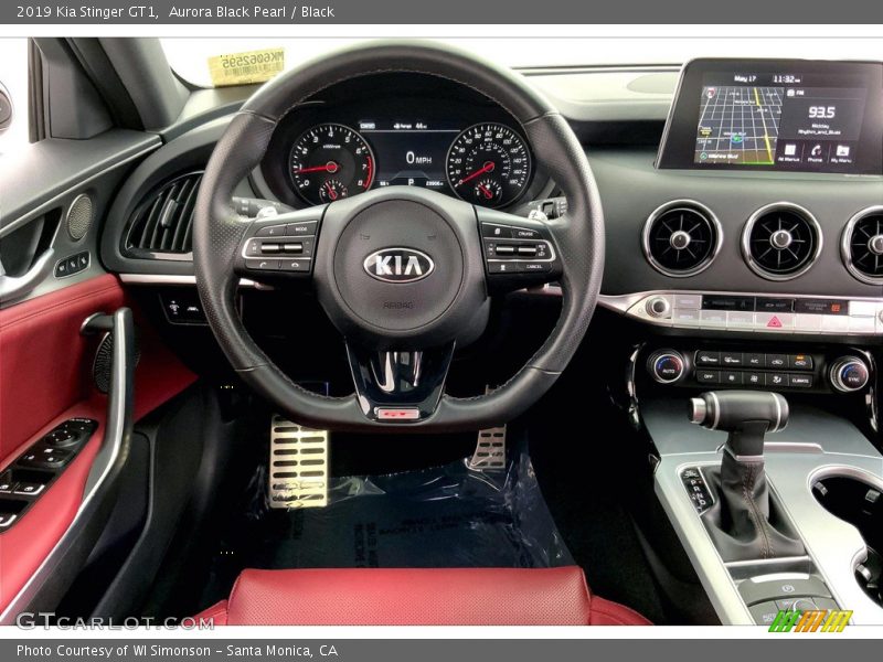 Dashboard of 2019 Stinger GT1