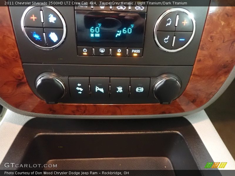 Taupe Grey Metallic / Light Titanium/Dark Titanium 2011 Chevrolet Silverado 2500HD LTZ Crew Cab 4x4