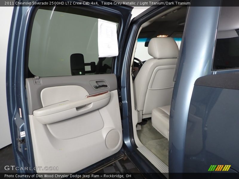 Taupe Grey Metallic / Light Titanium/Dark Titanium 2011 Chevrolet Silverado 2500HD LTZ Crew Cab 4x4