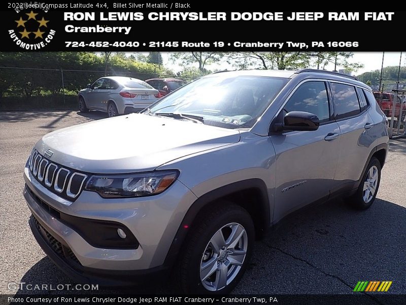 Billet Silver Metallic / Black 2022 Jeep Compass Latitude 4x4