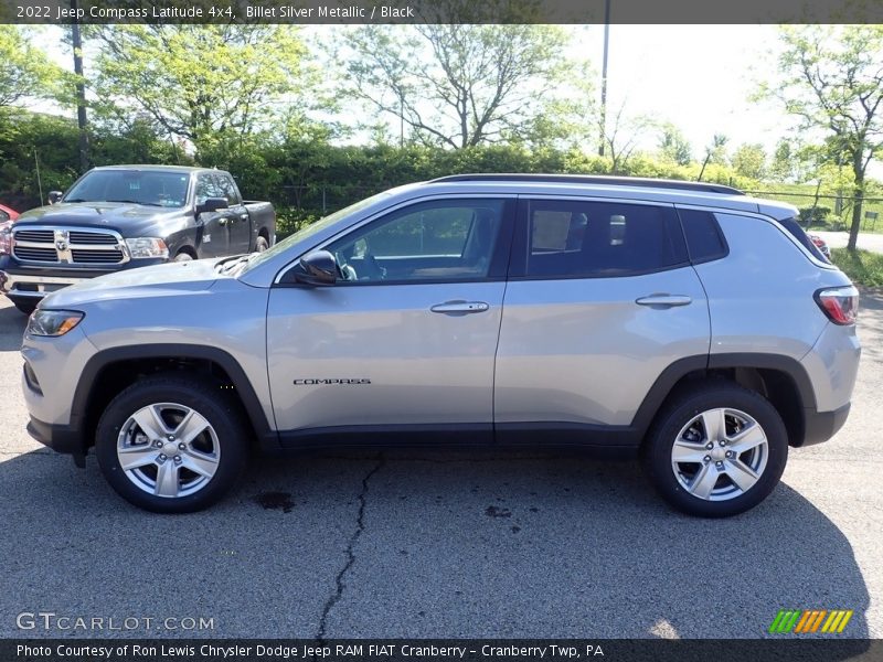 Billet Silver Metallic / Black 2022 Jeep Compass Latitude 4x4