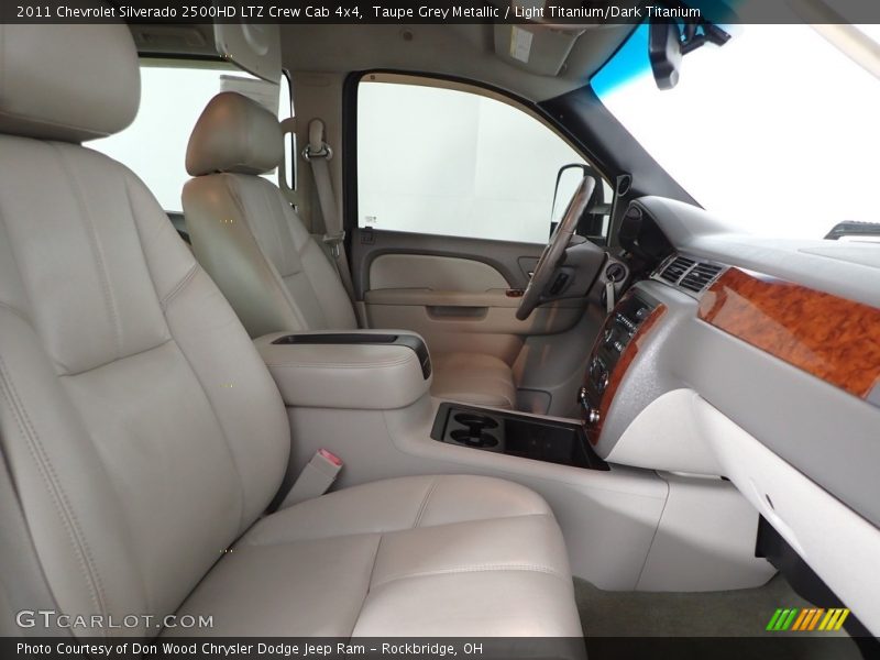 Taupe Grey Metallic / Light Titanium/Dark Titanium 2011 Chevrolet Silverado 2500HD LTZ Crew Cab 4x4
