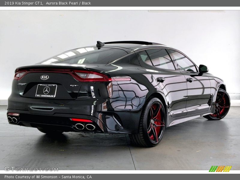 Aurora Black Pearl / Black 2019 Kia Stinger GT1