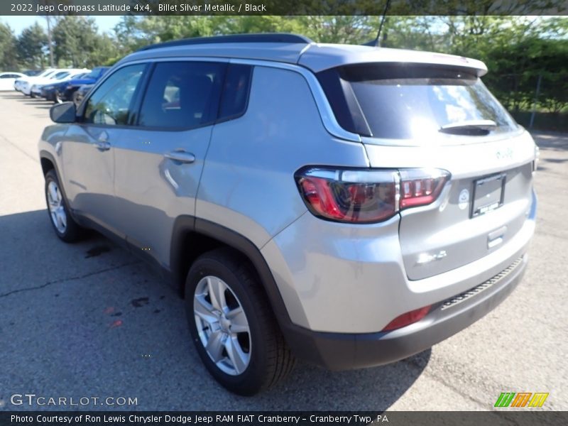 Billet Silver Metallic / Black 2022 Jeep Compass Latitude 4x4