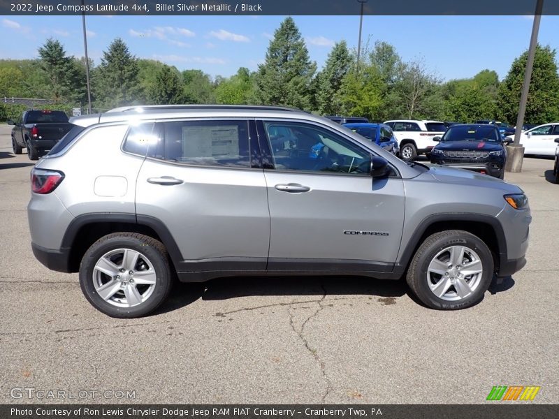 Billet Silver Metallic / Black 2022 Jeep Compass Latitude 4x4