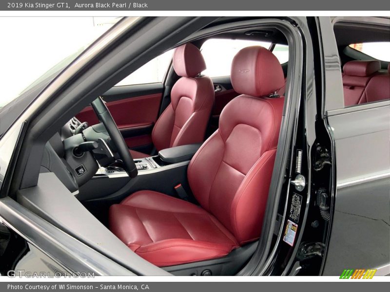 Front Seat of 2019 Stinger GT1
