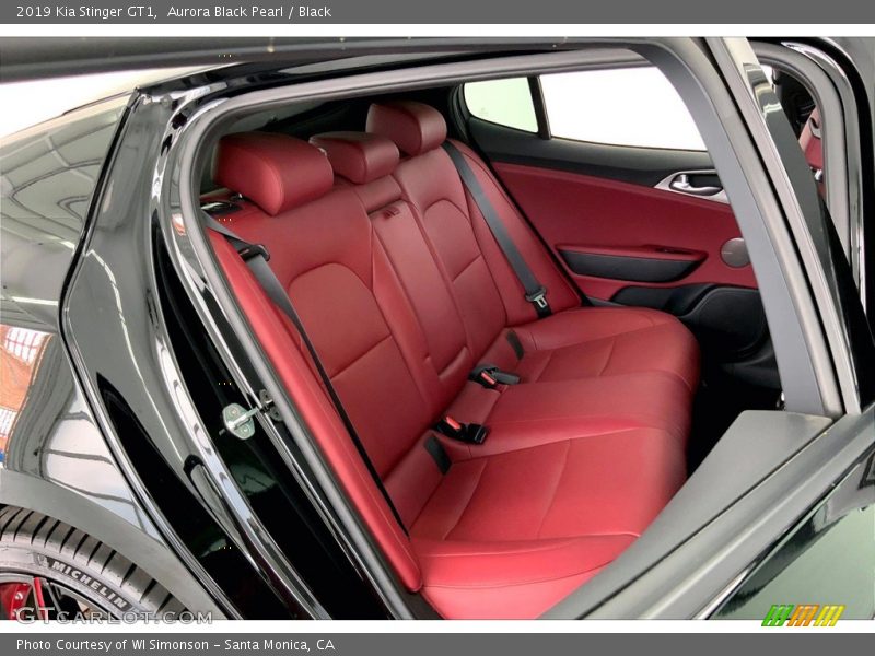 Rear Seat of 2019 Stinger GT1