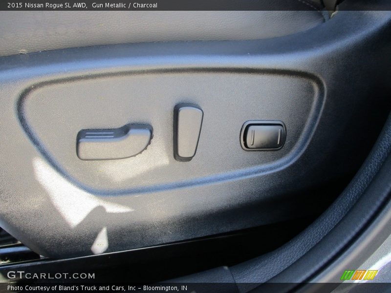Gun Metallic / Charcoal 2015 Nissan Rogue SL AWD