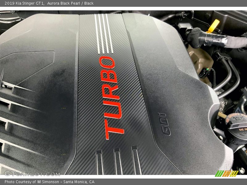 Aurora Black Pearl / Black 2019 Kia Stinger GT1