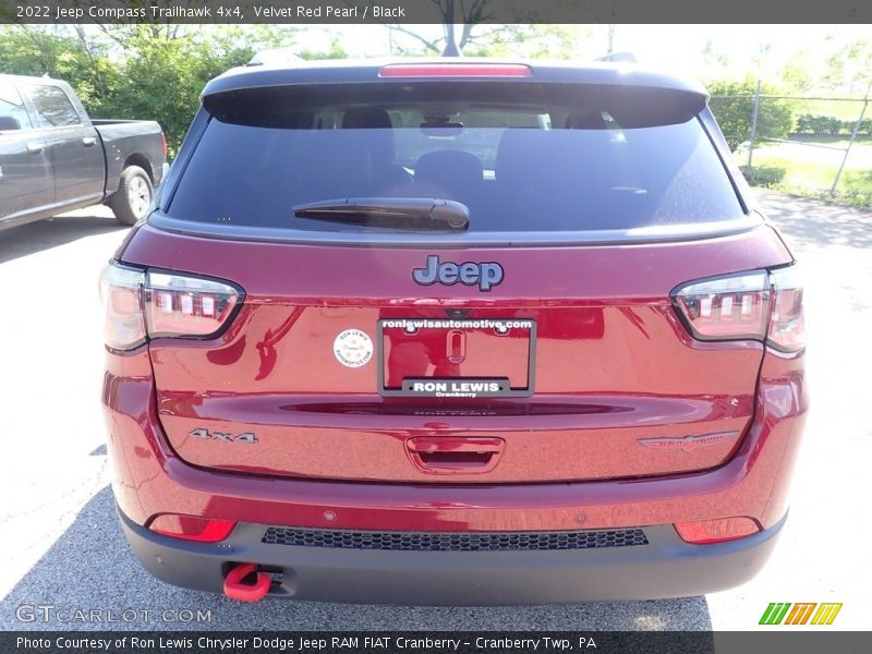 Velvet Red Pearl / Black 2022 Jeep Compass Trailhawk 4x4