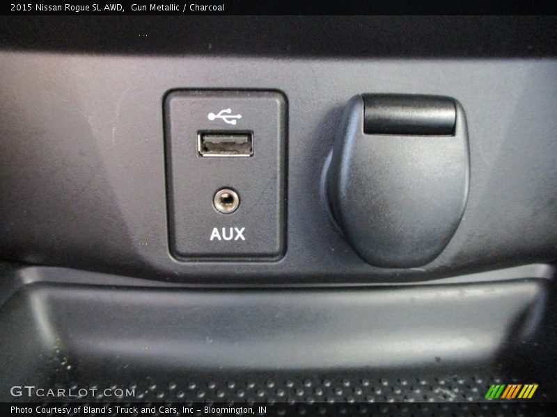 Gun Metallic / Charcoal 2015 Nissan Rogue SL AWD