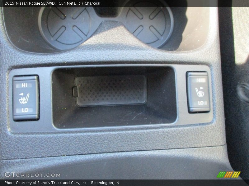 Gun Metallic / Charcoal 2015 Nissan Rogue SL AWD