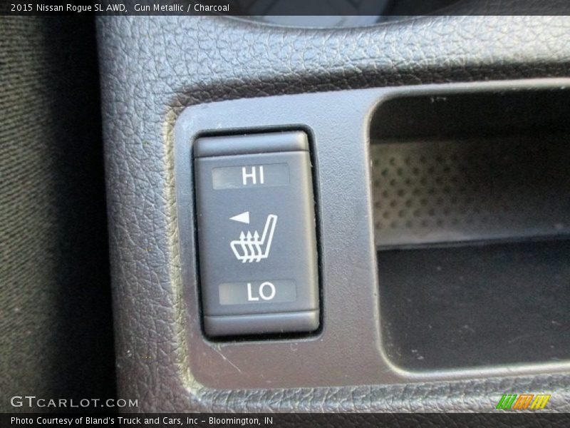 Gun Metallic / Charcoal 2015 Nissan Rogue SL AWD
