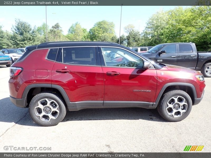 Velvet Red Pearl / Black 2022 Jeep Compass Trailhawk 4x4