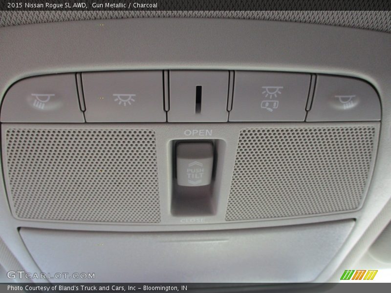 Gun Metallic / Charcoal 2015 Nissan Rogue SL AWD