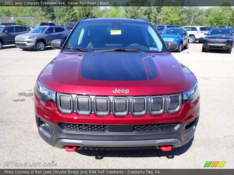 Velvet Red Pearl / Black 2022 Jeep Compass Trailhawk 4x4