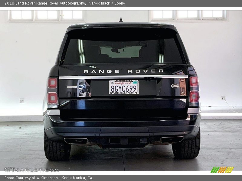 Narvik Black / Ebony 2018 Land Rover Range Rover Autobiography