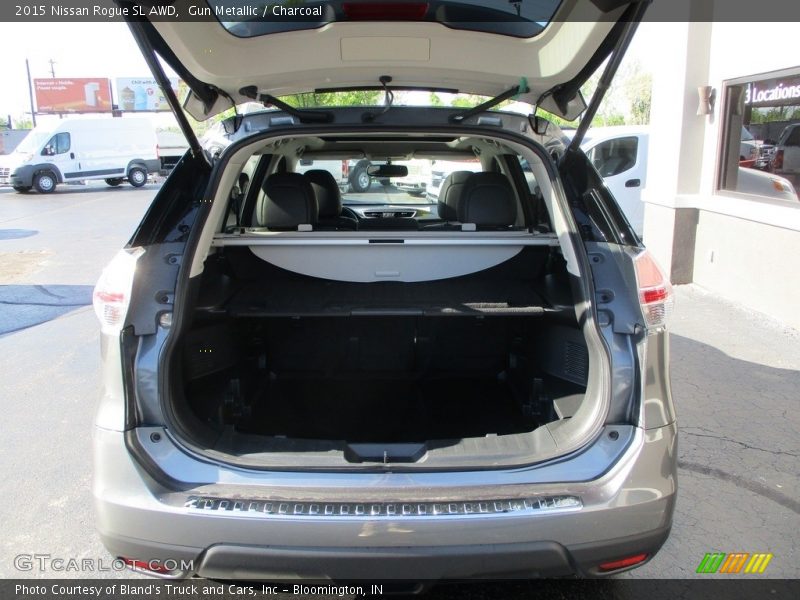 Gun Metallic / Charcoal 2015 Nissan Rogue SL AWD