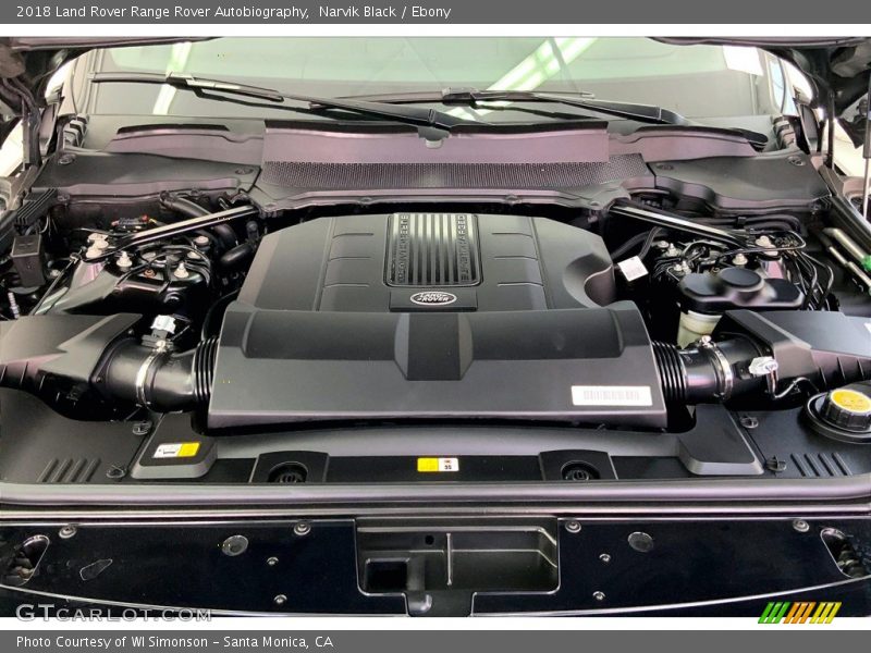  2018 Range Rover Autobiography Engine - 5.0 Liter Supercharged DOHC 32-Valve VVT V8