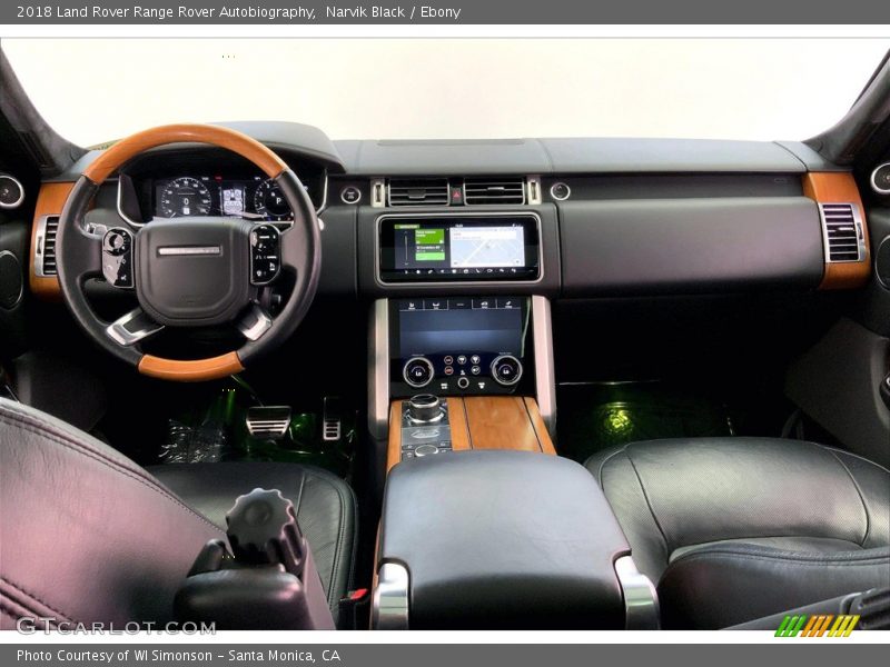 Dashboard of 2018 Range Rover Autobiography