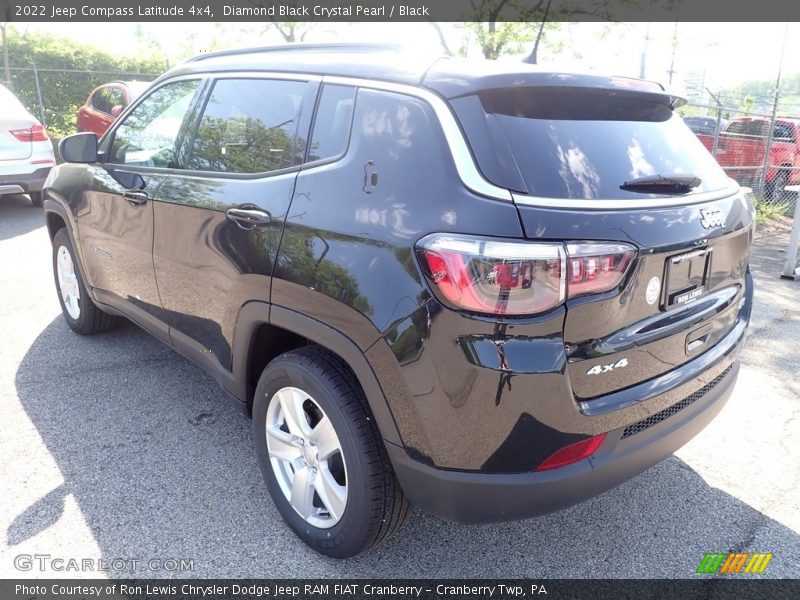 Diamond Black Crystal Pearl / Black 2022 Jeep Compass Latitude 4x4