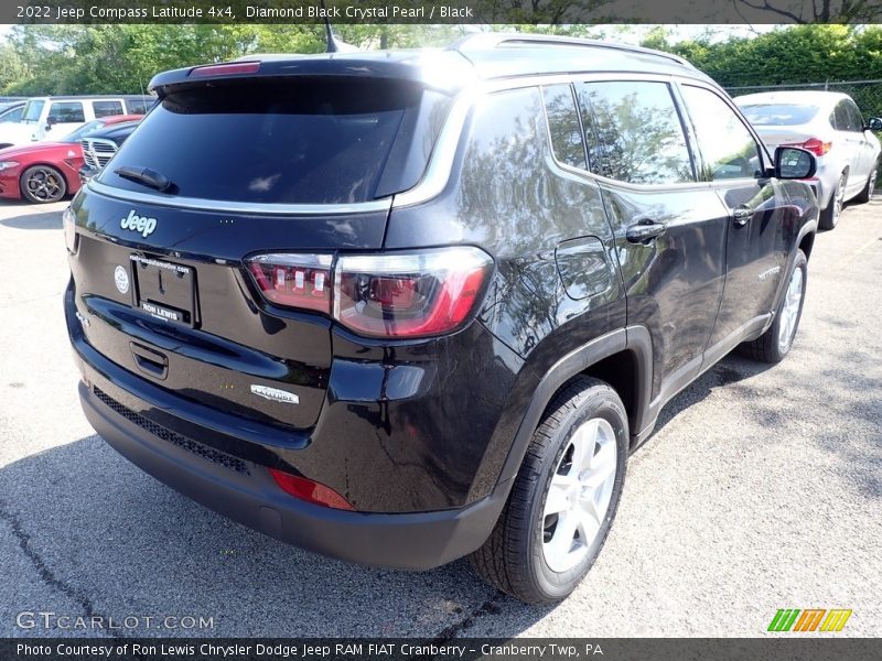 Diamond Black Crystal Pearl / Black 2022 Jeep Compass Latitude 4x4