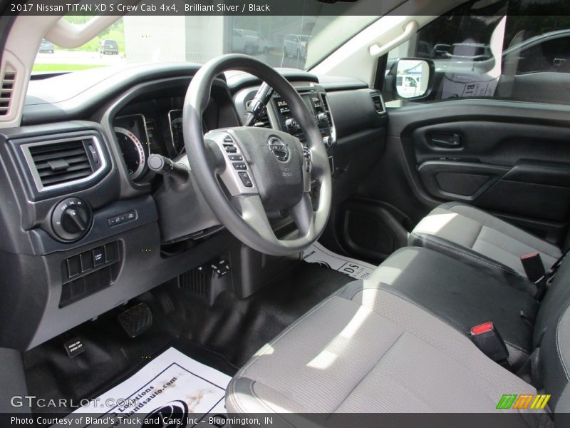 Brilliant Silver / Black 2017 Nissan TITAN XD S Crew Cab 4x4
