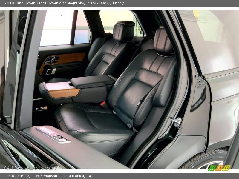 Rear Seat of 2018 Range Rover Autobiography