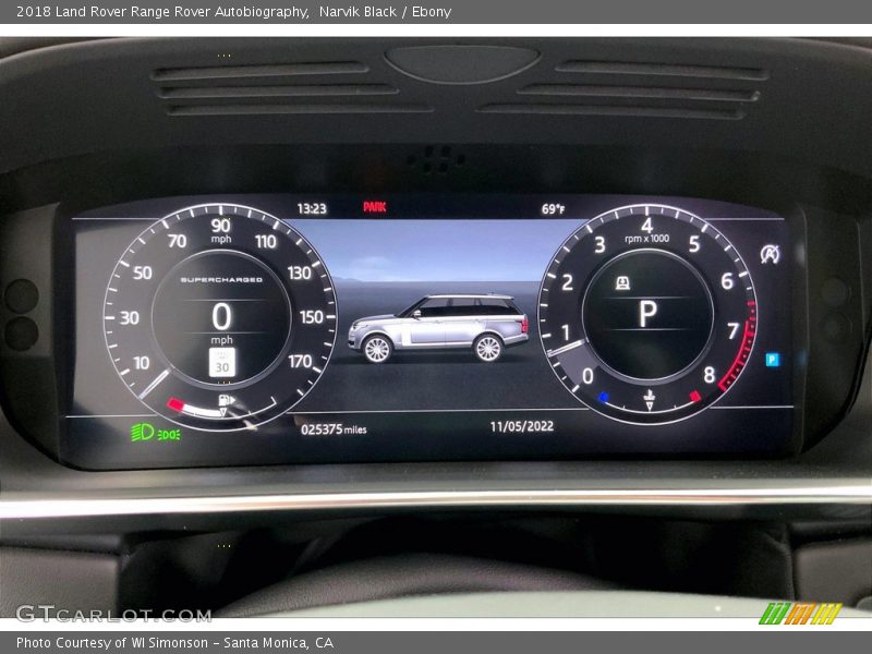  2018 Range Rover Autobiography Autobiography Gauges