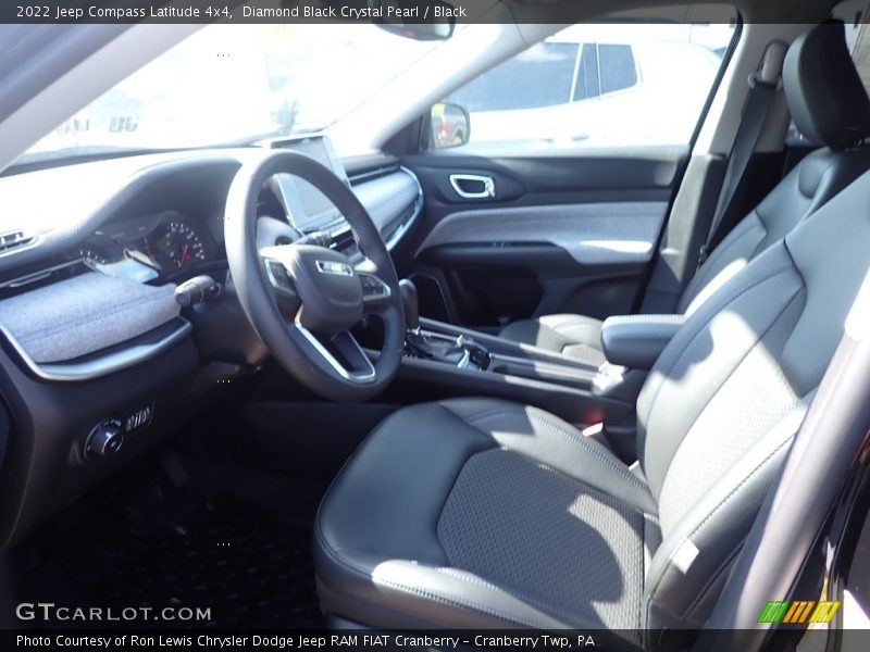 Diamond Black Crystal Pearl / Black 2022 Jeep Compass Latitude 4x4