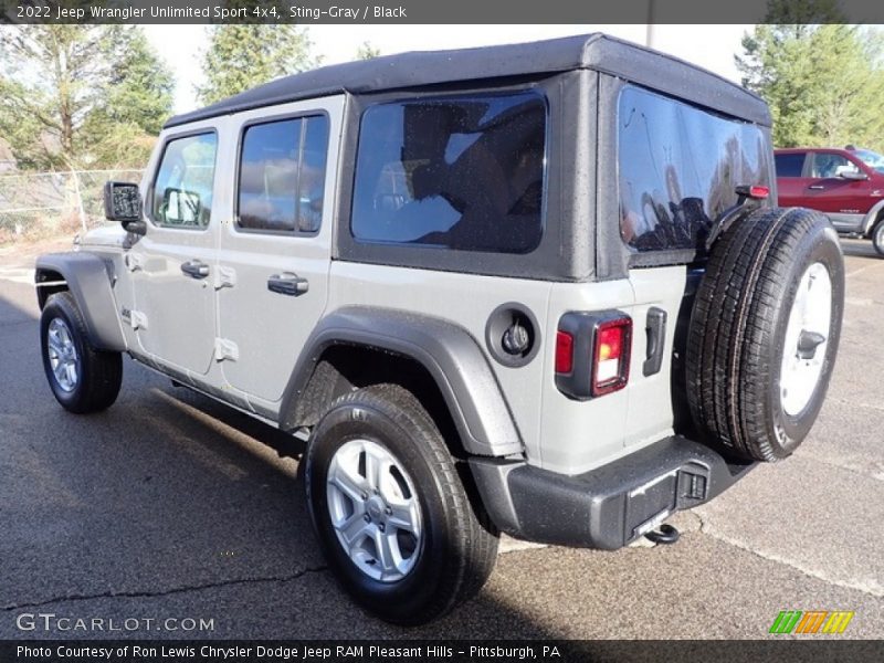 Sting-Gray / Black 2022 Jeep Wrangler Unlimited Sport 4x4