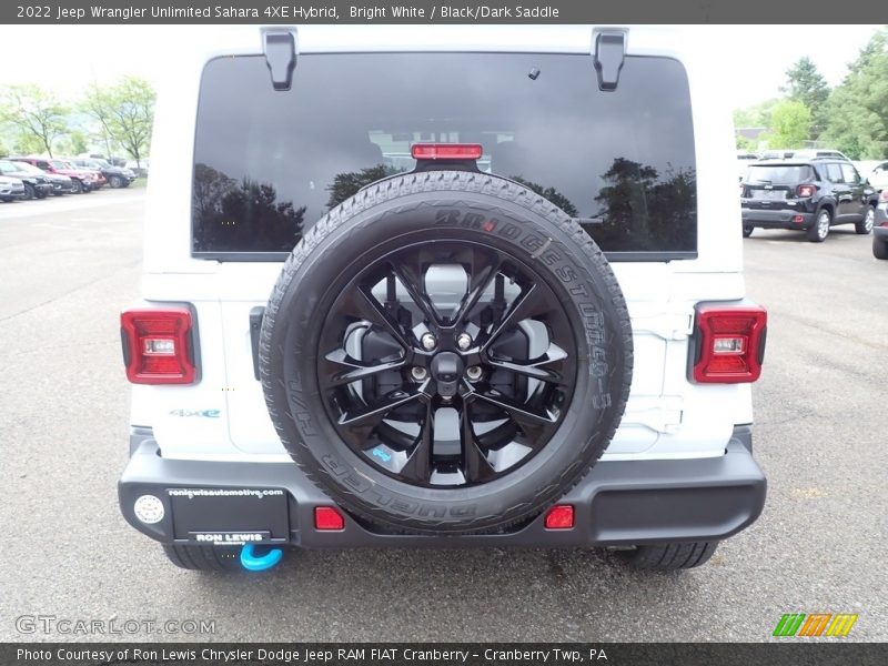 Bright White / Black/Dark Saddle 2022 Jeep Wrangler Unlimited Sahara 4XE Hybrid