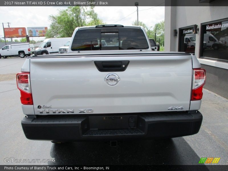 Brilliant Silver / Black 2017 Nissan TITAN XD S Crew Cab 4x4