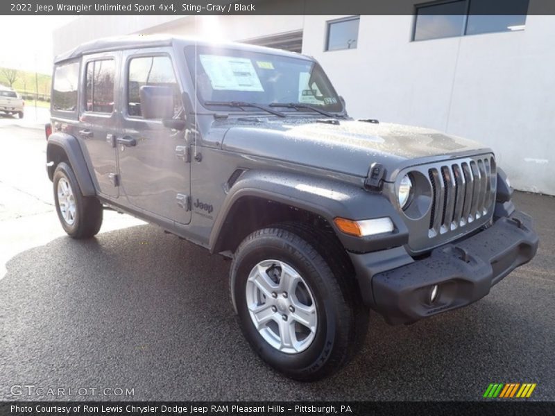 Sting-Gray / Black 2022 Jeep Wrangler Unlimited Sport 4x4