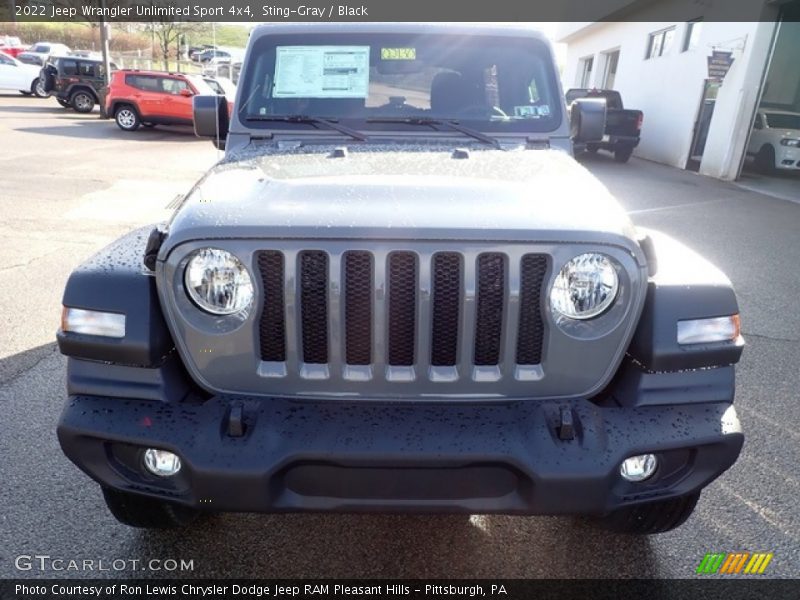 Sting-Gray / Black 2022 Jeep Wrangler Unlimited Sport 4x4