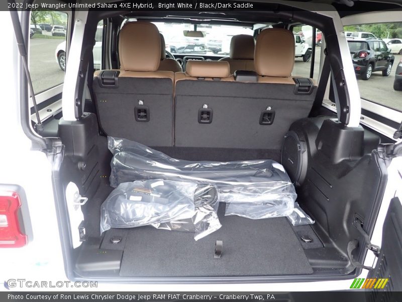 Bright White / Black/Dark Saddle 2022 Jeep Wrangler Unlimited Sahara 4XE Hybrid