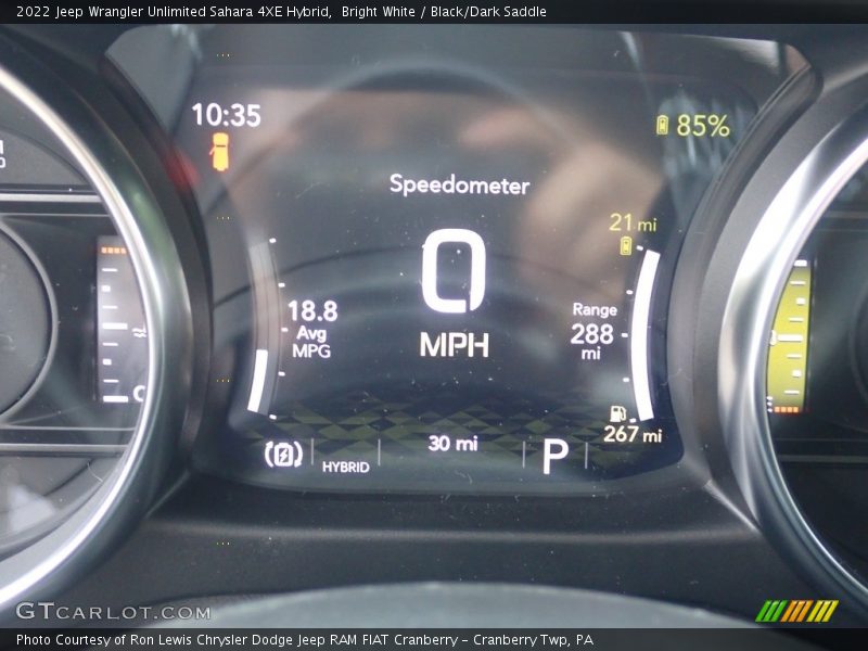 Bright White / Black/Dark Saddle 2022 Jeep Wrangler Unlimited Sahara 4XE Hybrid