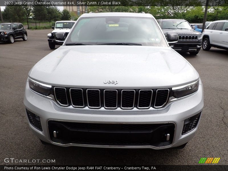 Silver Zynith / Global Black 2022 Jeep Grand Cherokee Overland 4x4