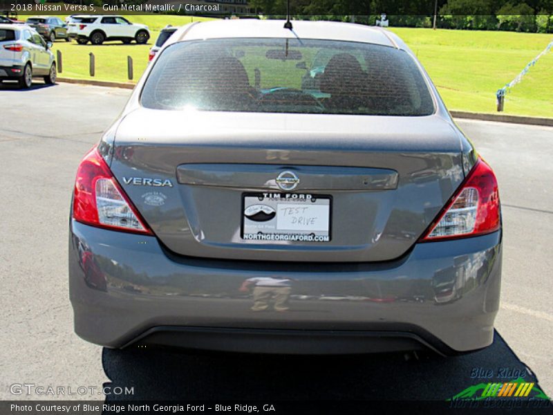 Gun Metal Metallic / Charcoal 2018 Nissan Versa S
