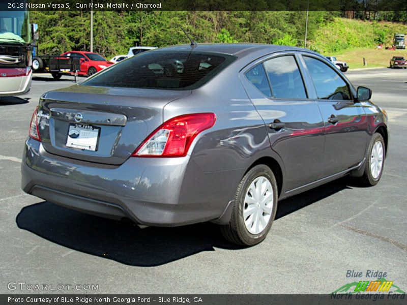 Gun Metal Metallic / Charcoal 2018 Nissan Versa S