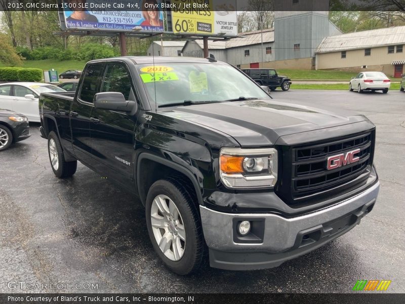 Onyx Black / Jet Black 2015 GMC Sierra 1500 SLE Double Cab 4x4