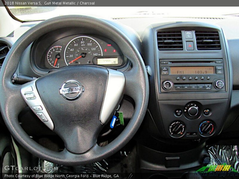 Gun Metal Metallic / Charcoal 2018 Nissan Versa S