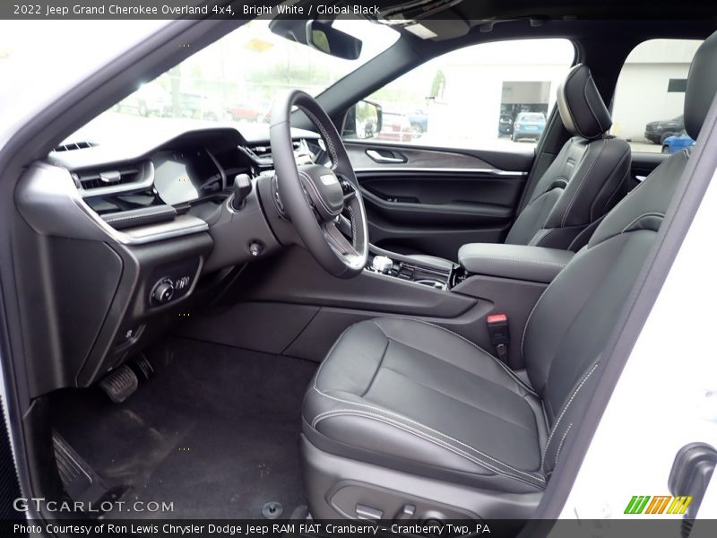 Bright White / Global Black 2022 Jeep Grand Cherokee Overland 4x4