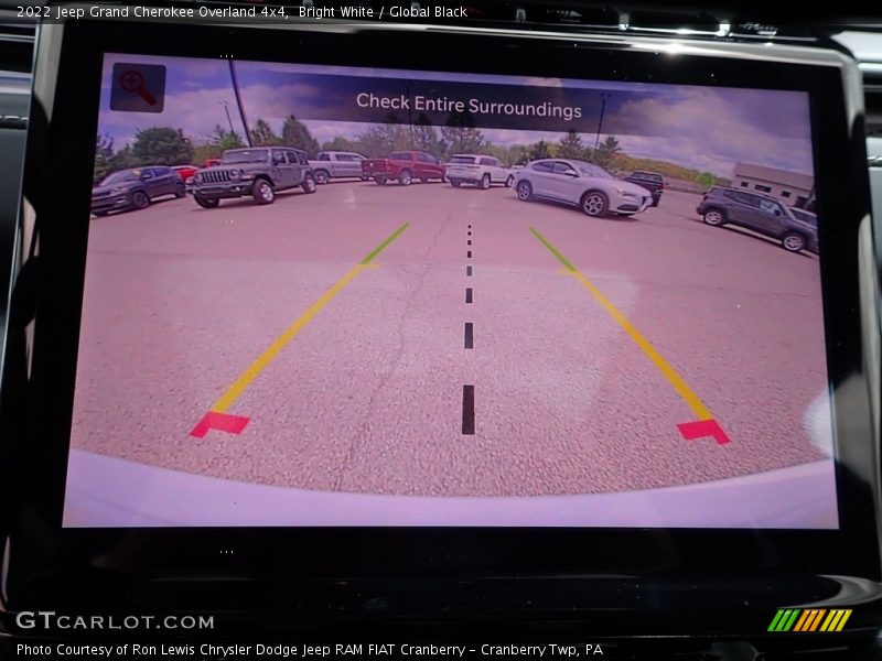 Bright White / Global Black 2022 Jeep Grand Cherokee Overland 4x4