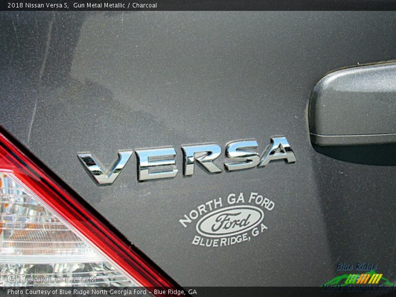 Gun Metal Metallic / Charcoal 2018 Nissan Versa S