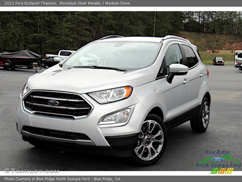 Moondust Silver Metallic / Medium Stone 2021 Ford EcoSport Titanium