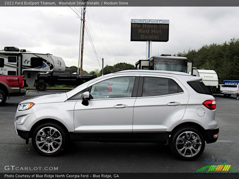 Moondust Silver Metallic / Medium Stone 2021 Ford EcoSport Titanium