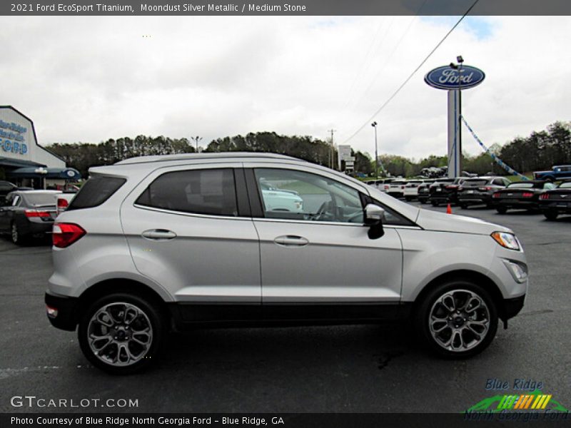 Moondust Silver Metallic / Medium Stone 2021 Ford EcoSport Titanium